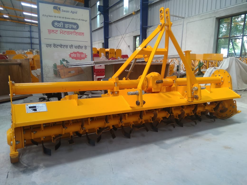 RotoPuddler for puddling and leveling in rice fields